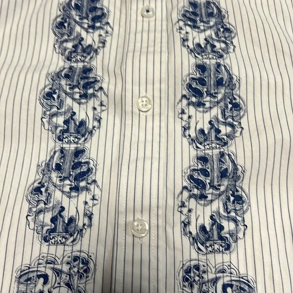 ⭐️ 2 for $15 Pronto Uomo striped long sleeve casual or dress button down - Picture 2 of 7